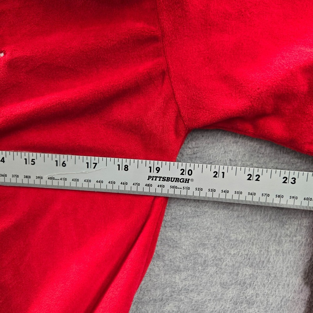 Disney Women Sweatshirt Medium Red Mickey If It's Snowing I'm Going Pullover NWT - Picture 6 of 9